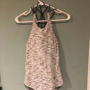 Yoga top with built in bra